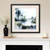 HomeRoots Wanderlust Calling Modern Landscape Black Framed Wall Art - 2 of 4