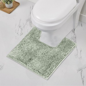 Haven Collection Bathroom Rug 100% Polyester Tufted Bath Mat, Non-Slip TP Rubber Backing, Machine Washable Bath Rug - 1 of 2