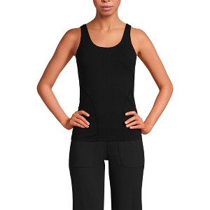 Lands' End Women's High Impact Tank Top - 1 of 3