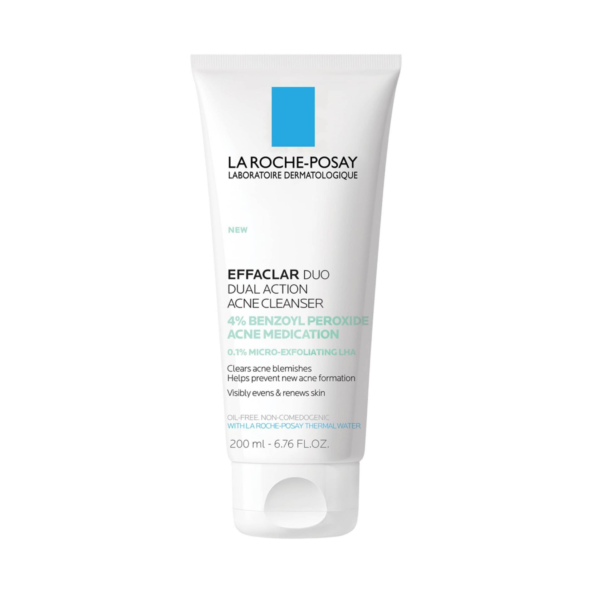 La Roche Posay Effaclar Dual Action Acne Face Cleanser with 4% Benzoyl Peroxide - 6.7 fl oz