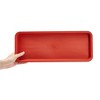 Farmlyn Creek 8 Pack Large Plastic Plant Drip Trays for Watering, Rectangular Planter Saucer Pans for Indoors, Outdoors, Terracotta Red, 17x7 in - 3 of 4