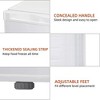 R.W.FLAME 1.1 Cu.Ft Upright Freezer Compact, Reversible Door, Adjustable Temperature, Stainless Steel, White - 2 of 4