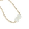 Unique Bargains Curtain Tiebacks 3D Flower & Faux Pearl Polyester Beige 2 Pcs - 3 of 3