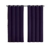 GoodGram 2 Pack Hotel Thermal Grommet 100% Blackout Window Curtain Panels - 2 of 3