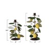 Storied Home Citrus Grove Metal Taper Candle Holders, Multicolor, Set of 2 - 2 of 2