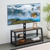 KWPZQEB TV Stand for TVs up to 65 Inch, Entertainment Center with Open Storage Shelves, TV Media Console Table for Living Room, Bedroom - 3 of 4
