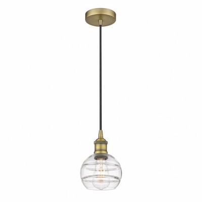 Rochester - 1 Light Cord Hung Mini Pendant In Industrial Style-7.88 Inches Tall and 5.88 Inches Wide