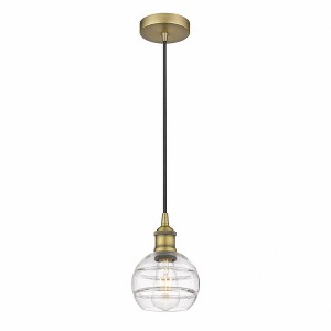 Rochester - 1 Light Cord Hung Mini Pendant In Industrial Style-7.88 Inches Tall and 5.88 Inches Wide - 1 of 1