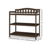 Child Craft Arch Top Infant Changing Table, Water-Resistant Pad and Safety Strap, Anti-Tip Kit Included to Prevent Tipping, Baby Safe Finish - 4 of 4