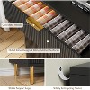 3 Drawer Dresser for Bedroom, Nightstand Chest of Drawers, Modern Wood Storage Dresser Organizer with Gold Metal Handles & Anti-Tipping Device - 4 of 4