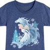 Girls' - Frozen 2 - Elsa & Winter Frozen Horse Fitted Short Sleeve Graphic T-Shirt - 2 of 4