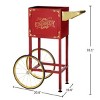 Great Northern Popcorn 8 oz. Vintage-Style Matinee Replacement Popcorn Machine Cart - Red - 3 of 3