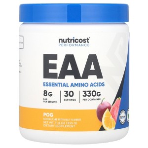Nutricost Performance, EAA Powder, Passionfruit, Orange & Guava, 11.8 oz (330 g) - 1 of 2