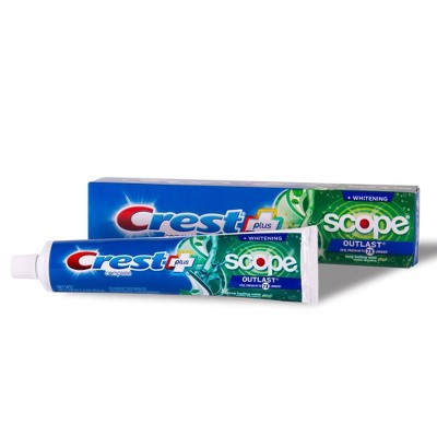 Crest + Scope Outlast Complete Whitening Toothpaste Mint - 5.4oz