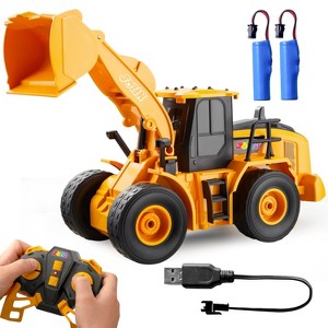 Joyfy Remote Control Construction Toys, 2.4Ghz RC Truck Toy with Light, Front Loader Toys for Boys 3-5 4-7 8-12 Year Old Kids, Christmas Birthday Gift - 1 of 4