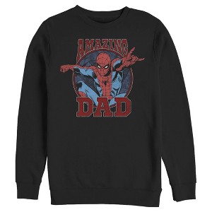 Men's Marvel Father's Day Spider-Man Amazing Dad Sweatshirt - 1 of 3