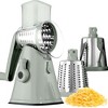 NutriSlicer Vegetable Slicer Cheese Grater Potato Slicer Salad Chopper with Suction Base - 2 of 4