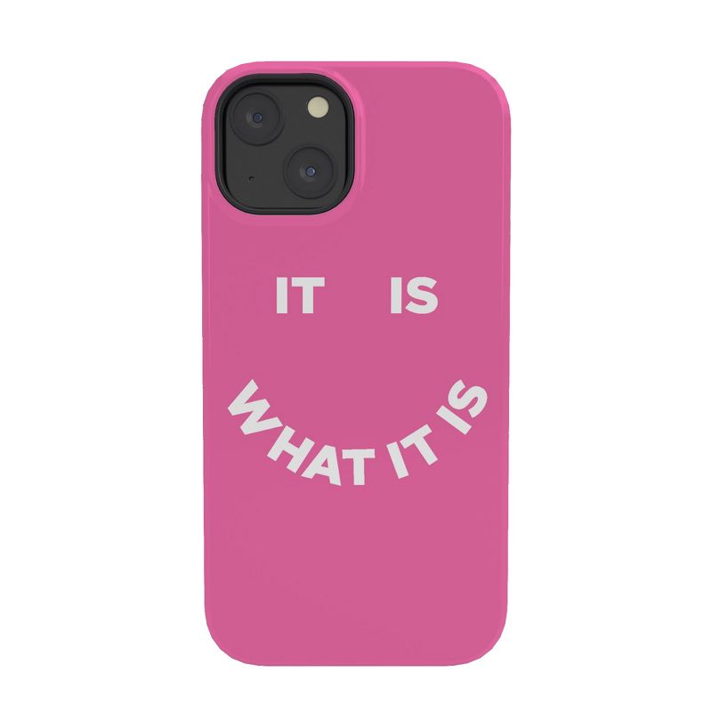 Julia Walck It Is What It Is Pink Tough Tough iPhone 15 Case - Society6, 1 of 2