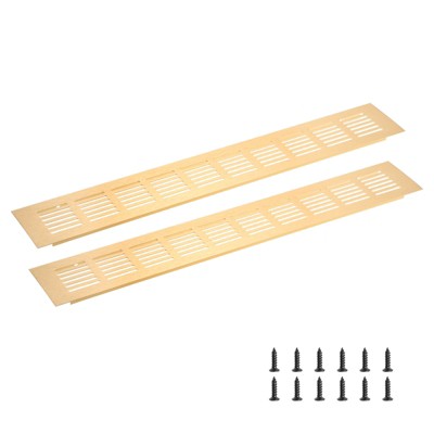 Unique Bargains Rectangle Ventilation Grille, Aluminum