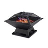 CAVINAS Propane Grill Foldable Side Table Outdoor Griddle Small Gas Grill for Outdoor Camping - 4 of 4