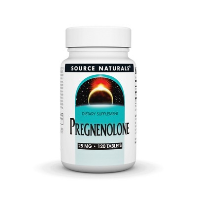 Pregnenolone 25mg by Source Naturals, Inc.  -  120 Tablet