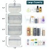 PAVILIA Hanging Toiletry Bag Travel Women Men, Foldable Cosmetic Organizer, Water Resistant Makeup Accessories Essentials Kit - 2 of 4
