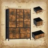 homfan15 Drawers Dresser for Bedroom, Tall Dressers & Chests of Drawers for Hallway, Entryway, Storage Organizer Unit w/ Fabric,Sturdy Metal Frame - 3 of 4