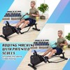 Garvee Rowing Machine for Home Gym with 14 Level Magnetic Resistance, Wheels Magnetic  Rower Machine Foldable & Compact Gym Exercise Equipment - 3 of 4