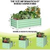 CuisinSmart Outdoor Rectangular Raised Garden Bed, Rectangular Planter Raised Beds for Plants, Vegetables and Flowers - 2 of 4
