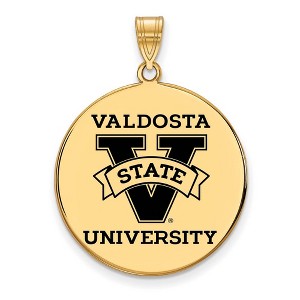 Black Bow Jewelry 14k Yellow Gold Plated Sterling Silver Valdosta State Blazers NCAA Extra Large Pendant - 1 of 3