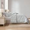 Nestl Modern Comforter, 3pc Floral Comforter Set, Floral Bedding Set - 2 of 4