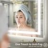 Apmir Super Bright Front & Back LED Lighted Anti-Fog Tempered Glass Bathroom/Vanity Mirror with ETL & 3-Year Warranty - 4 of 4