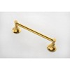 SEVOBAL Bathroom Towel Holders Brass 6 Piece Wall Mounted Set Durable Rustproof Elegant Design for Bathroom, Gold, 8.3"*5.1"*2.8" - 4 of 4