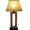 Sunnydaze 31" H Open Rectangle Slate Outdoor Table Lamp - 3 of 4