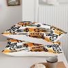 Acoinel 3 Pcs Racing Car Lightwight Ultra Soft Comforter Set with 2 Pillowcases, FULL, Orange - 4 of 4