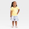 Grayson Mini Toddler Girls' Gauze T-Shirt - Yellow - 3 of 3
