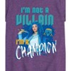 Girls' - Descendants - Chloe Charming Not A Villain I'm A Champion Fitted Short Sleeve Graphic T-Shirt - 2 of 4
