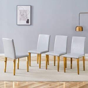 KWPZQEB Dining Chairs Sets, Modern Kitchen Side Chairs with Upholstered, Armless Kitchen Dining Room Chairs for Kitchen,Living Room, Restaurant - 1 of 4