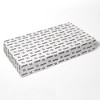 Bacati - Black Kisses N Hugs Print 100 percent Cotton Universal Baby US Standard Crib or Toddler Bed Fitted Sheet - 3 of 4