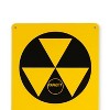 Toynk Vintage Fallout Shelter Metal Sign Replica, Nuclear Warning Sign, 6in X 9in - 4 of 4
