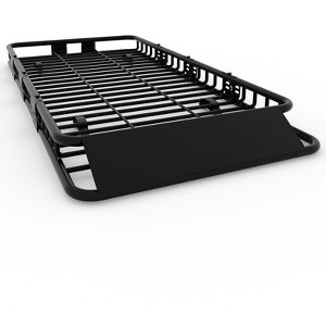 Universal Roof Rack Carrier Basket, 200 Lbs Capacity Car Cargo Rack with Extension Luggage Holder Basket for SUVs, Trucks, Vehicles - 1 of 4