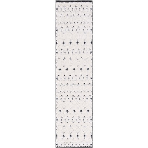 Safavieh 2' x 8' Grid Pad White Rug
