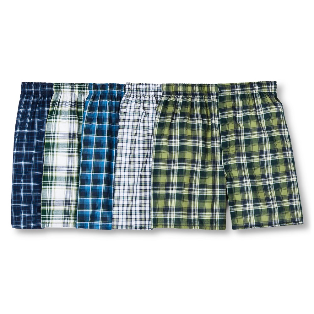 UPC 194164571923 product image for Hanes Men's 5pk Boxer Shorts Tartan - Colors May Vary L | upcitemdb.com