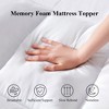 Itopfox 3 Inch Memory Foam Mattress Topper with Straps, Ultra Soft Ventilated Supportive Pillow Top for Back Pain Relief - 4 of 4