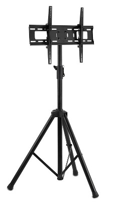 Mount-It! TV Tripod Stand - Portable TV Stands for Flat Screens - Television Tripod Stand for 32-70 Inches Screen - Single Pole TV Stand with 77 Lbs. 