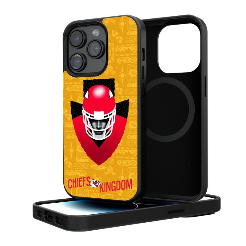 Keyscaper Kansas City Chiefs 2024 Illustrated Limited Edition Magnetic Phone Case, 1 of 8