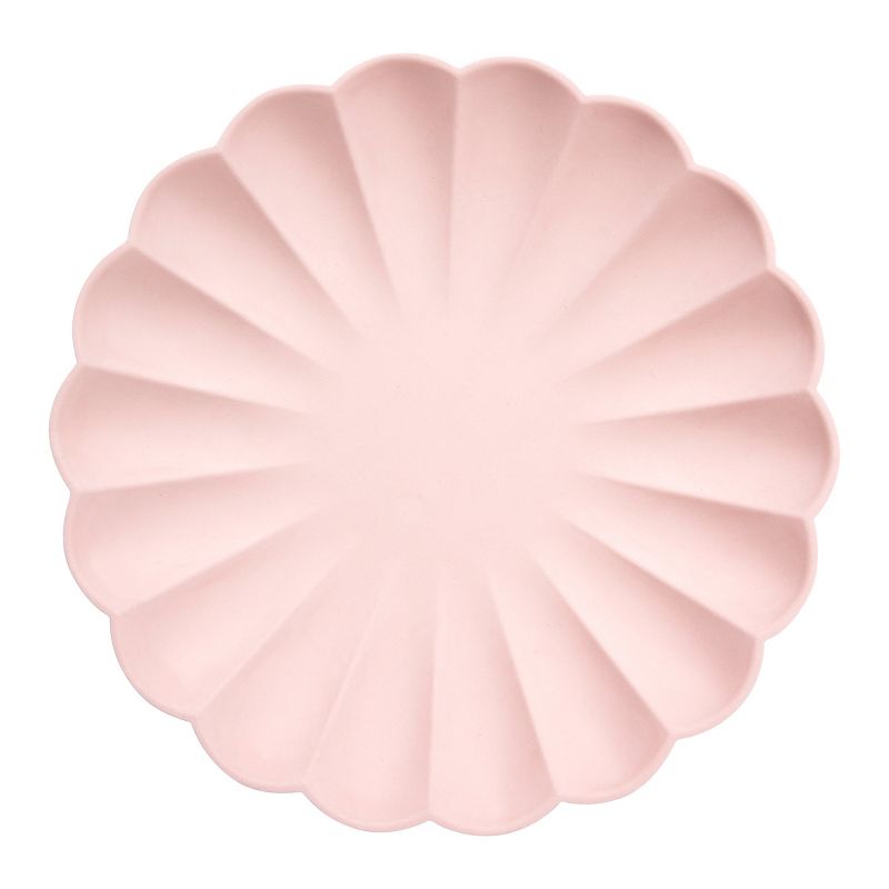 Meri Meri Large Candy Pink Compostable Plates (Pack of 8), 1 of 4