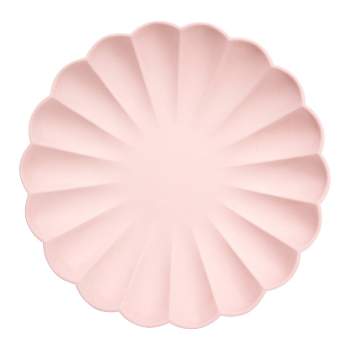 Meri Meri Large Candy Pink Compostable Plates (Pack of 8)