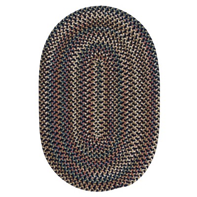 Colonial Mills Cedar Cove - Navy 4 Ft x6 Ft Oval Rug Indoor 65% Nylon/35% Polypropylene