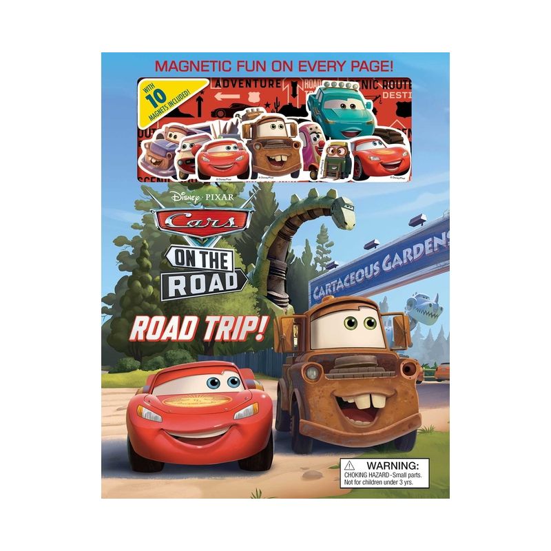 Disney Pixar: Cars on the Road: Road Trip! - (Magnetic Hardcover) by  Grace Baranowski (Board Book), 1 of 2